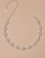 Chrysanthemum Choker & Stud Earrings Set