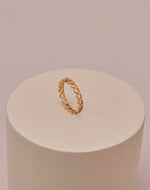 Heartbeat Gold 925 Sterling Silver Ring