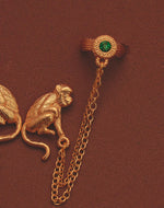 Lattu Monkey Earrings
