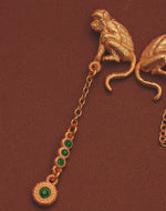 Lattu Monkey Earrings