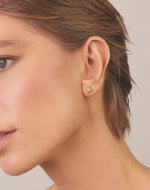 Aretes en Plata 925 Destello Clear