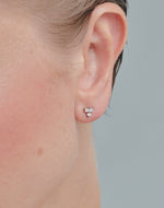 Aretes en Plata 925 Triada Clear