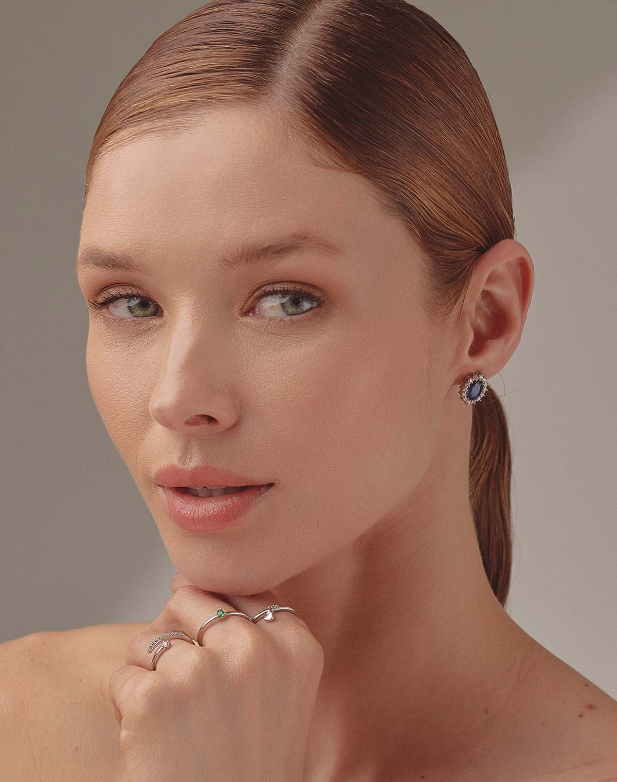 Aretes en Plata 925 Zircón Montana Fancy