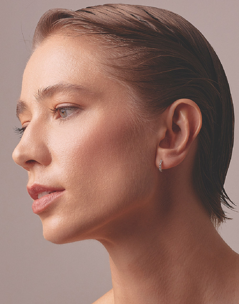 Candongas en Plata 925 Zircón Clear