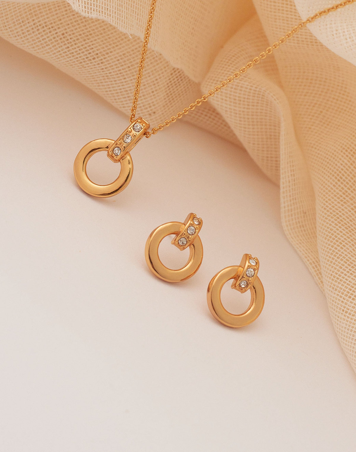 Collar + Aretes Lyon