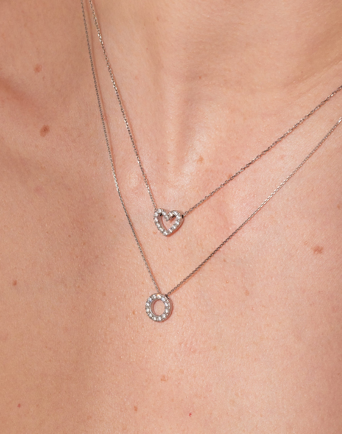 Collar en Plata 925 Corazón Clear