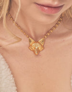 Maxi Collar + Aretes Índigo