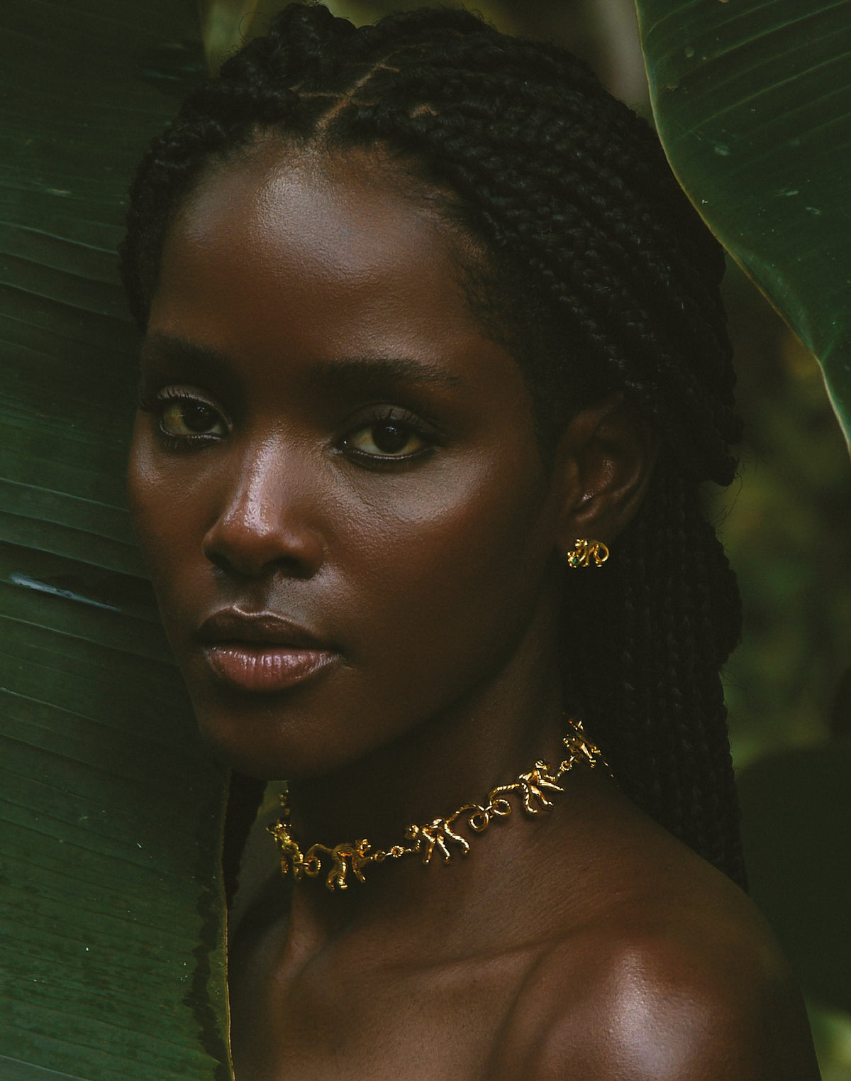 Maxi Collar + Aretes Salto del Mono
