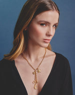 Moon &amp; Star Maxi Necklace
