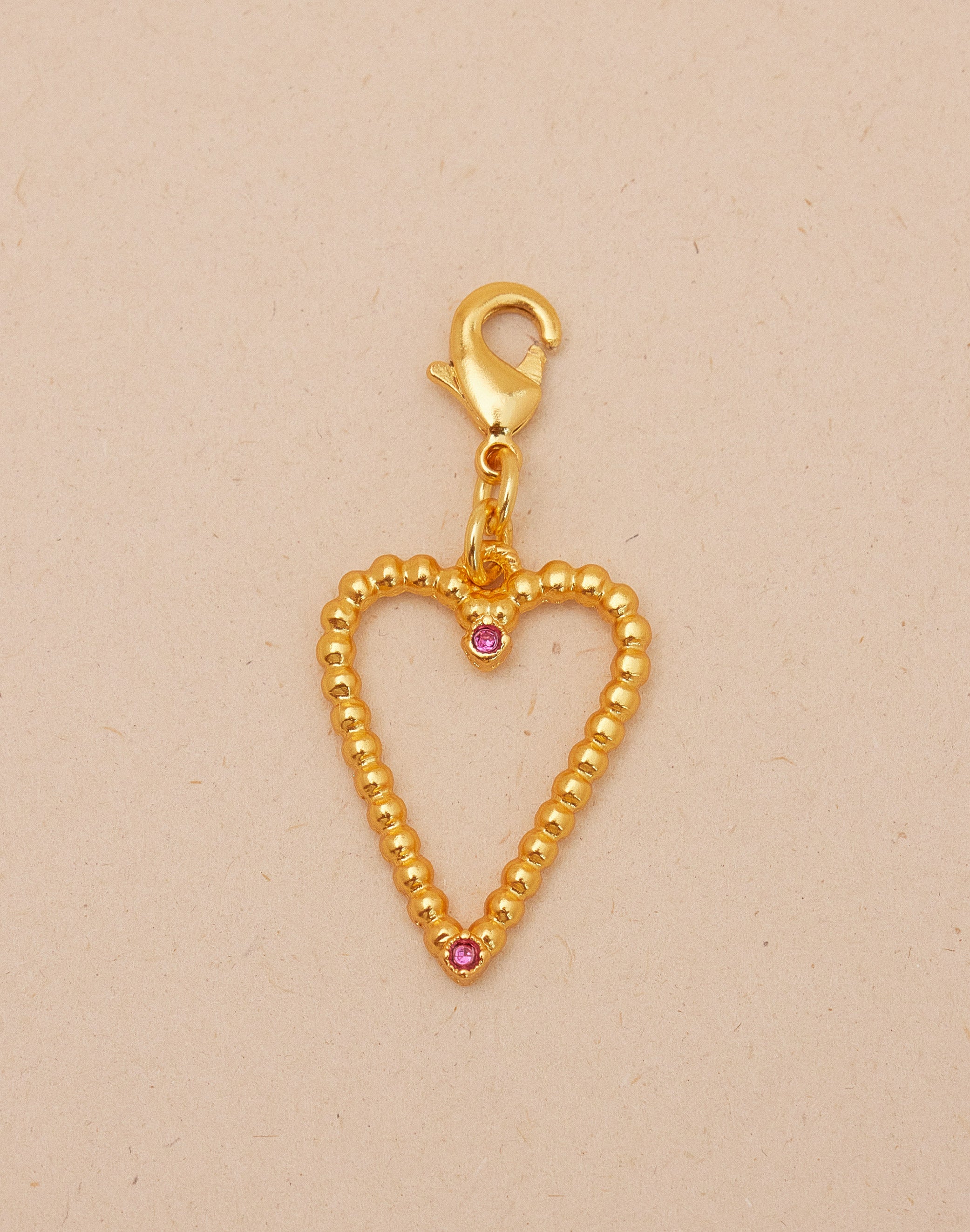 Mini Charm Corazón Entorchado