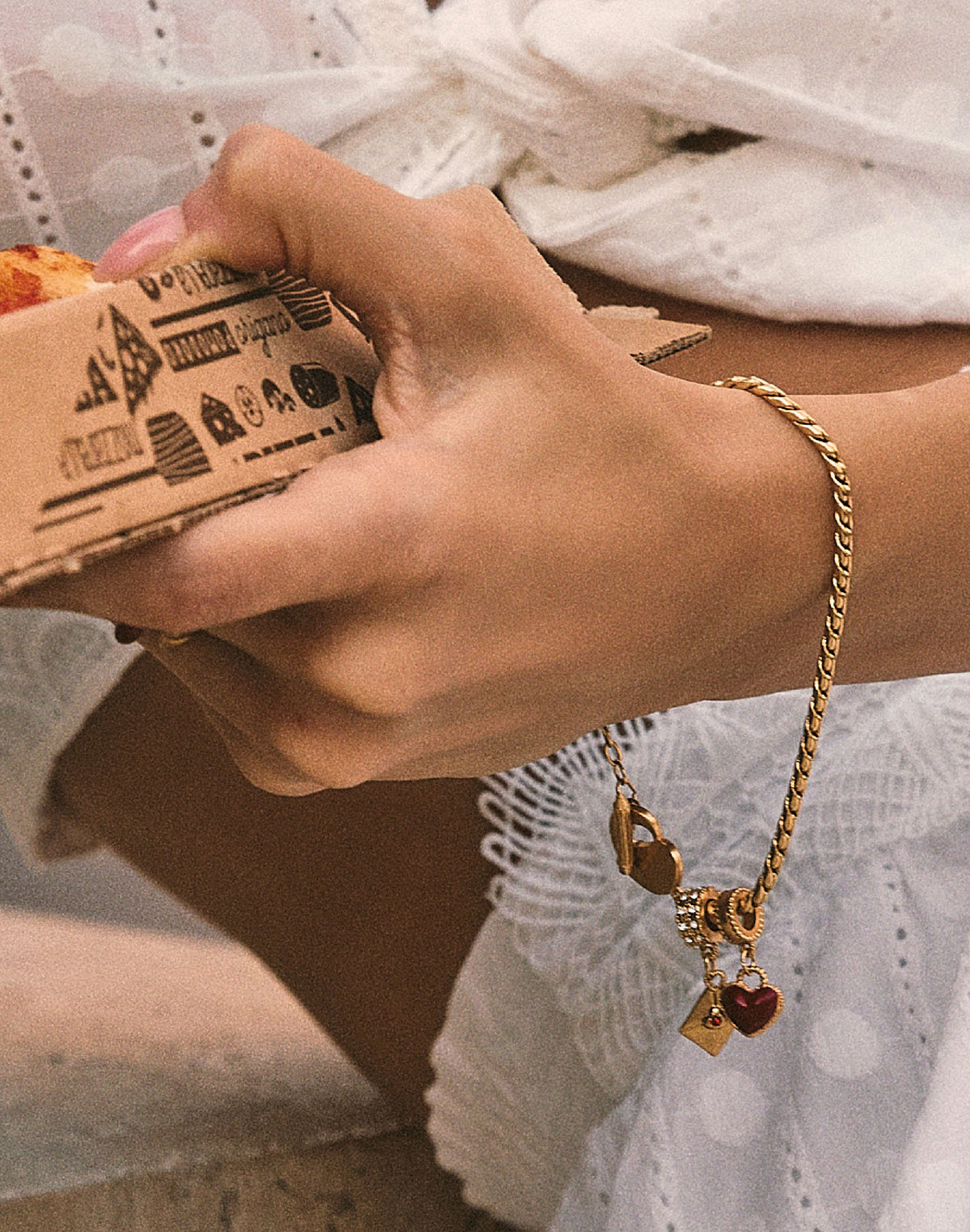 Pulsera de Charms Carta de Amor