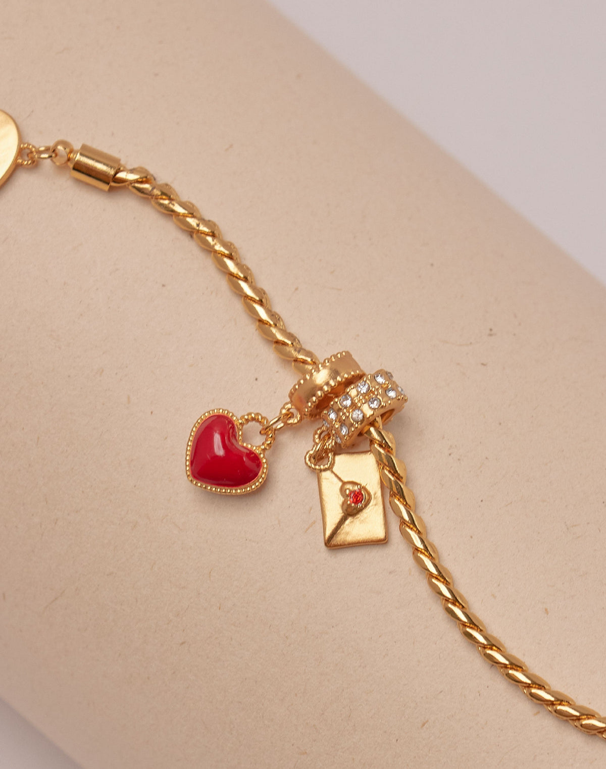 Pulsera de Charms Carta de Amor