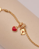 Pulsera de Charms Carta de Amor