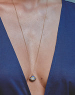 Set Collar + Aretes Saturno