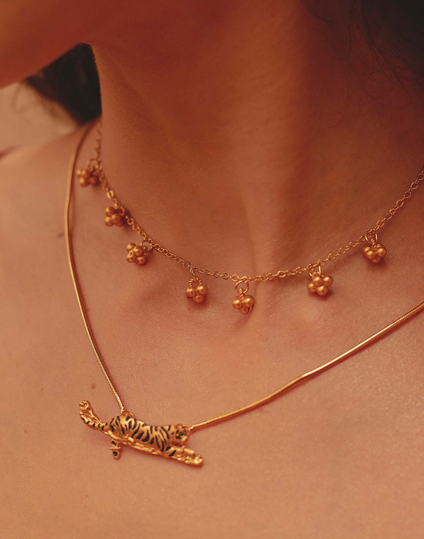 Set de 2 Collares Tigre de Bengala