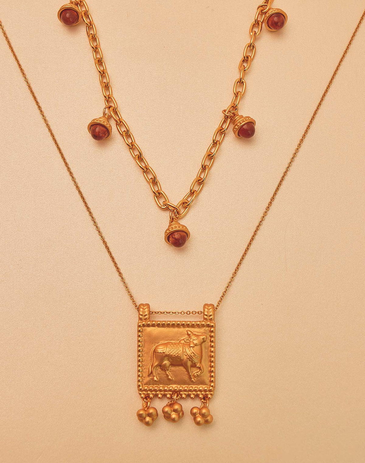 Set de 2 Collares Vaca Sagrada