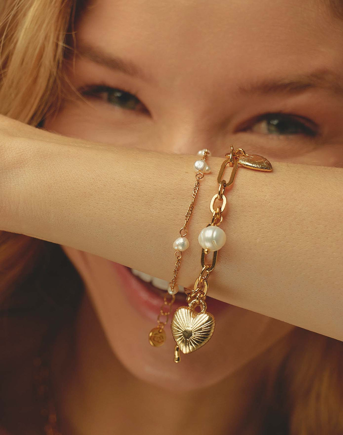 Set de 2 Pulseras Love