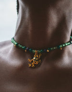 Jungle Frog Necklace & Earrings Set