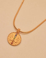 Seven Chakras Necklace & Earrings Set